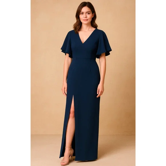 chinese dress ladies Halston Heritage Women's A-line Embellished Jersey Gown – Riverton  Enterprises